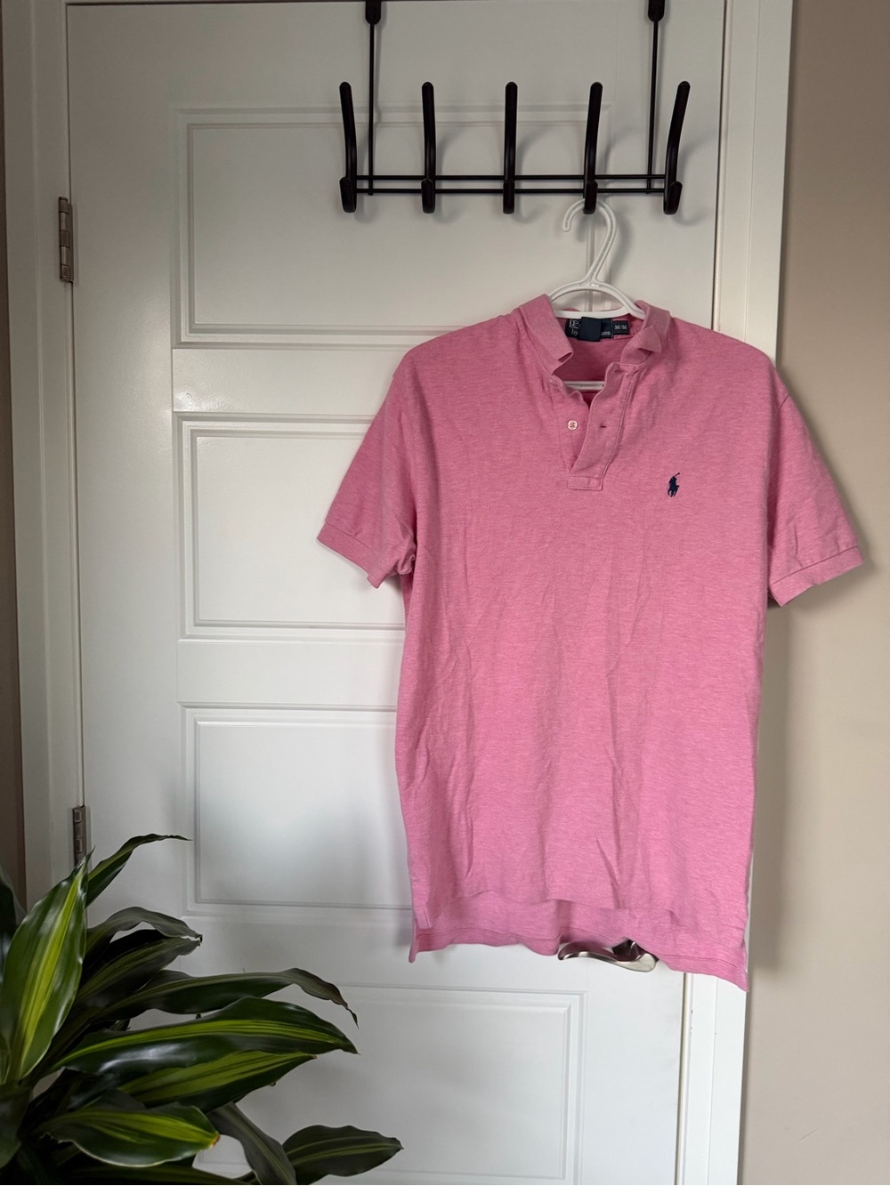 Polo by Ralph Lauren Men’s Heather Pink Short-Sleeve Polo